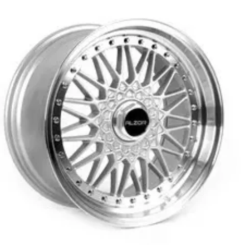Alzor Style 010 Square Wheel Set – Silver – 18×9″ ET28